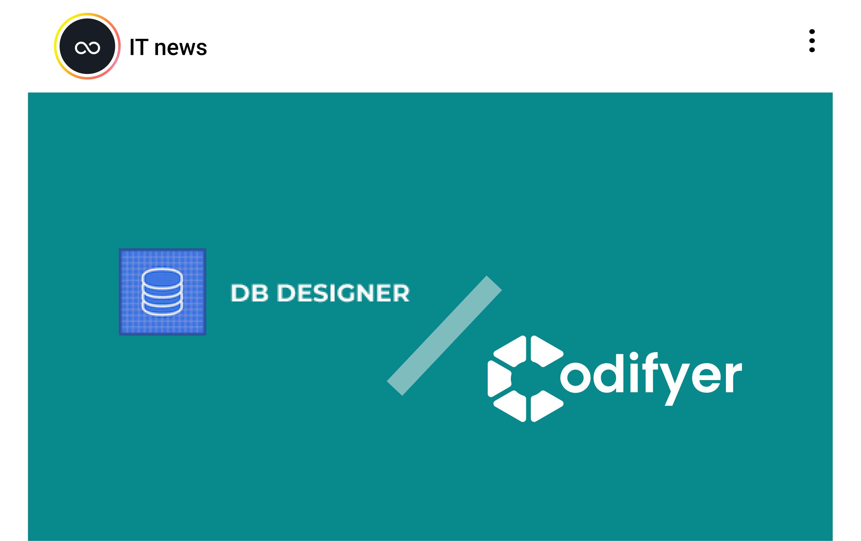 DB designer or Codifyer